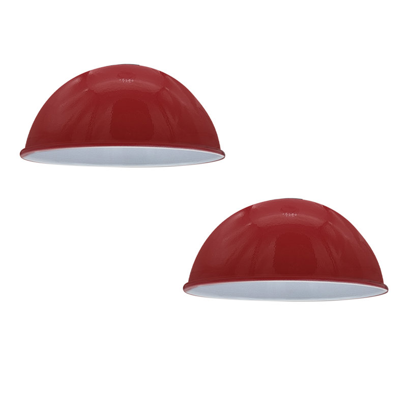 Ashyr 14cm H Metal Lamp Shade ( Uno ) in Burgundy