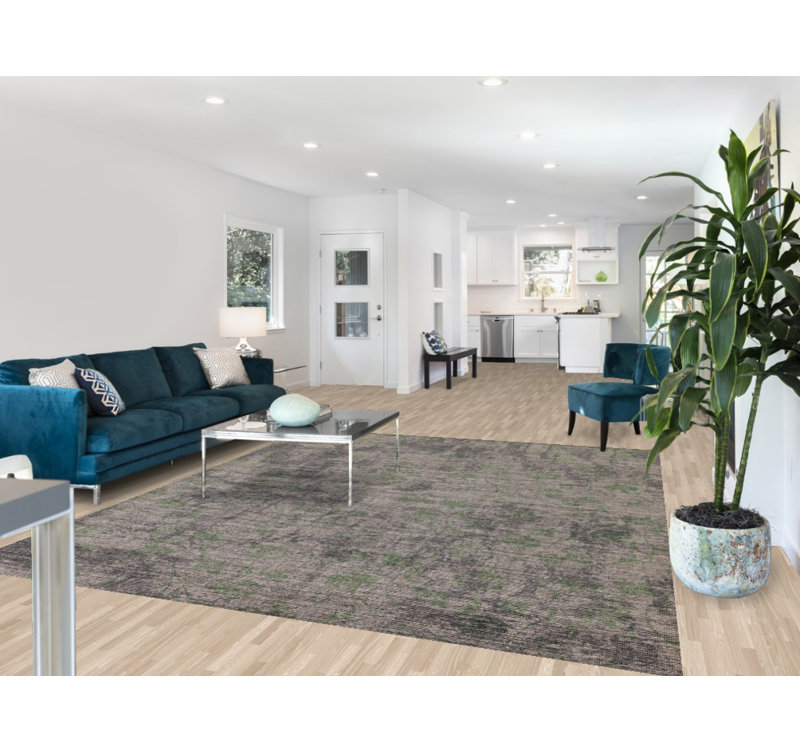 Modern Indian Abstract Living Room Rug 8x10