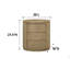 Oval Nightstand - Toffee