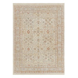 Rug & Kilim’S Oushak Style Rug In Cream And Beige-Brown With Floral Patterns