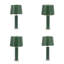 Lampe de table en similicuir Crocodile Texture