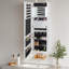 Armoire à bijoux avec miroir mural et armoire à bijoux à DEL
