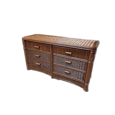 Woodlake Wicker 58'' W 6 - Drawer Dresser