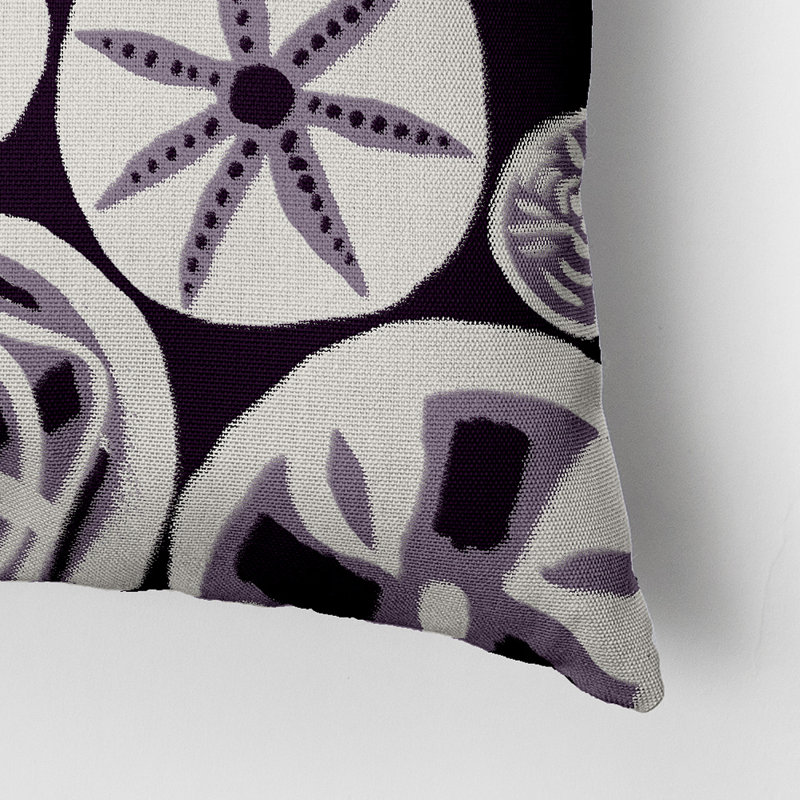 Housse et insert de coussin d'extérieur pour l'extérieur, Violet, 26 po x 26 po