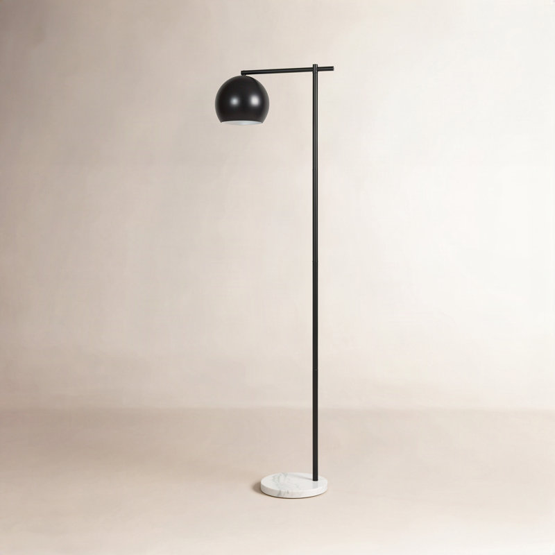 Martinique 63'' Task Floor Lamp, Black