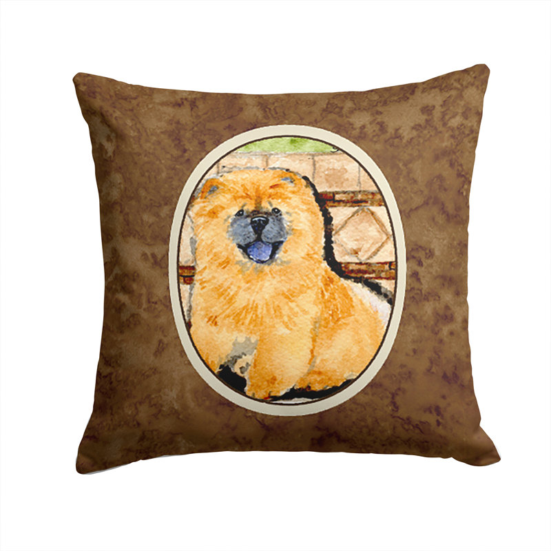 Coussin décoratif intérieur/extérieur chow chow