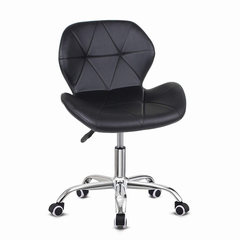17 Stories Erltrud Office Chair, Faux Leather, Black