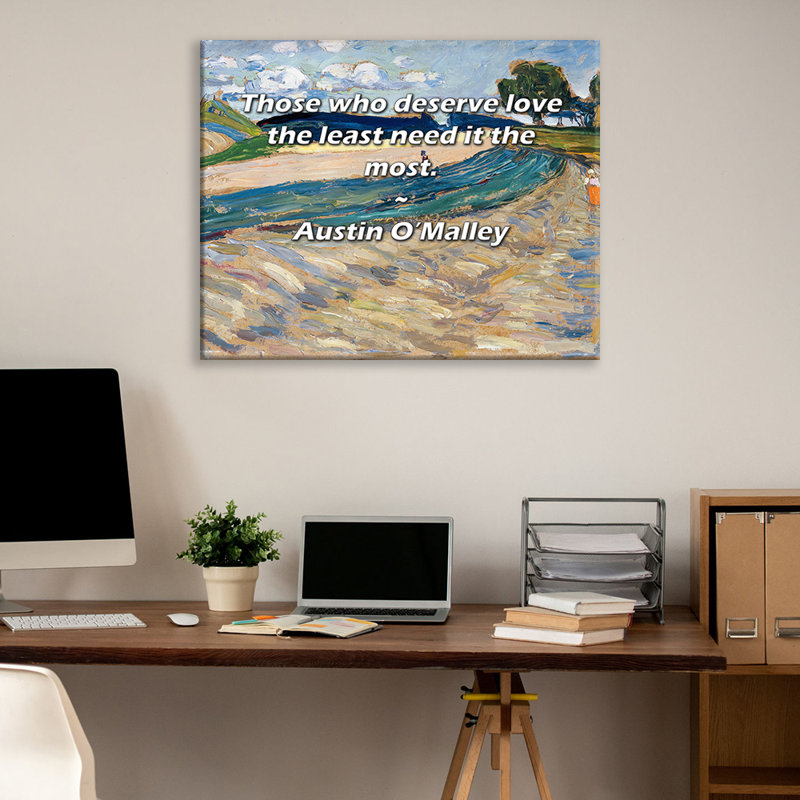 Astoria Grand Gallery Wrapped Canvas By Alex Kapranos: "There’s a difference between expectations and, 17" H x 24" W