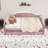 Upholstered Daybed with Trundle and USB-1924860584