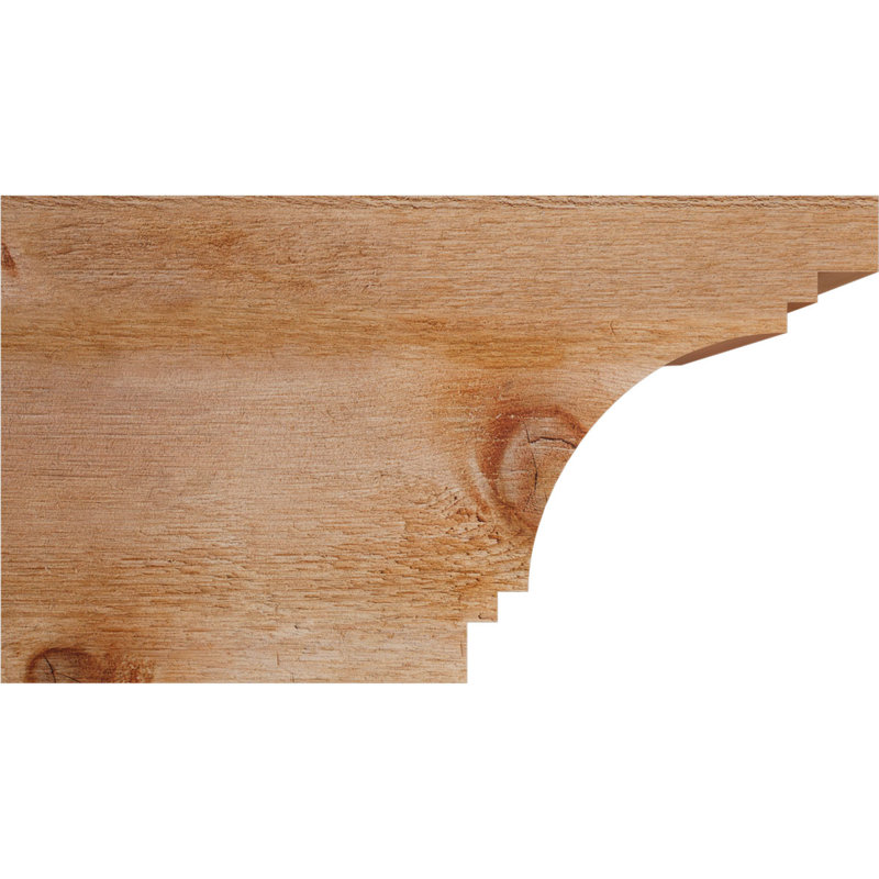 Pescadero Rough Sawn Rafter Tail, Western Red Cedar, 10" H x 18" W x 6" D