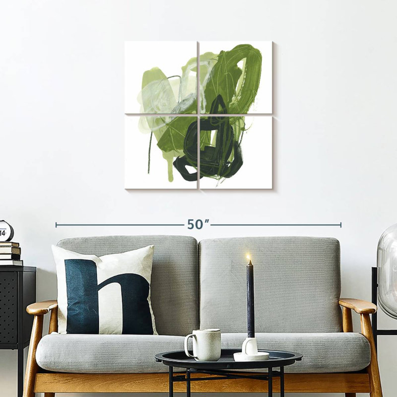 Jade Schematic I, 26" H x 26" W