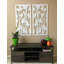 Panneau mural décoratif VIMA (arbre de bambou) - L 48 po x l 24 po, panneau de PVC blanc avec clôture à écran privé pour la rénovation et la décoration murale-57508229