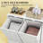 Hidden Laundry Hamper Cabinet,Tilt-out Laundry Storage Cabinet