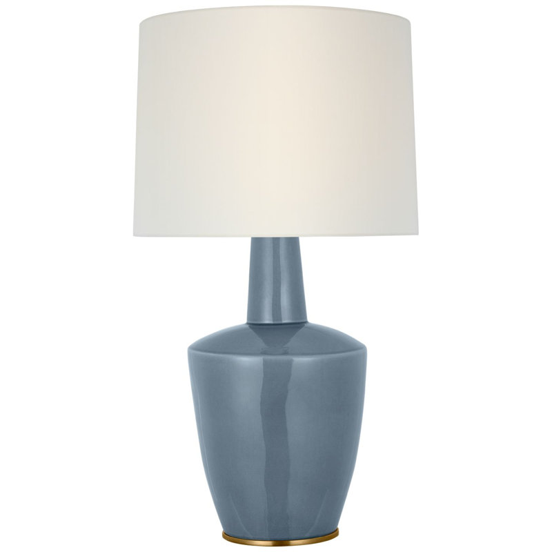 Paros Standard Lamp, Polar Blue Crackle