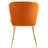 Modern Tufted Velvet Curved Back Dining Chair with Metal Legs-1144001351