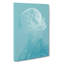 Teal Anatomical Twilight Head - Wrapped Canvas Print-61879445