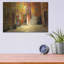 Art luxueux «Lighted Alley» par Haixia Liu, Meta Lighted Alley par Haixia Liu - Peinture sur