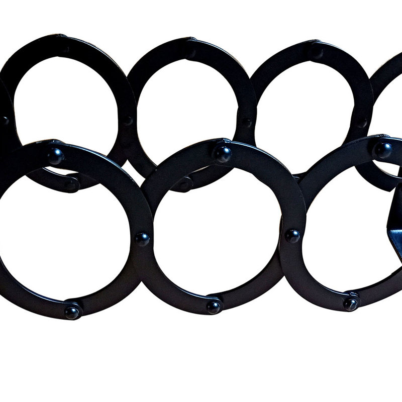 Moyne Tabletop Wine Bottle Rack in Black