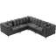 Canapé modulaire réversible en velours 108 po-82749513