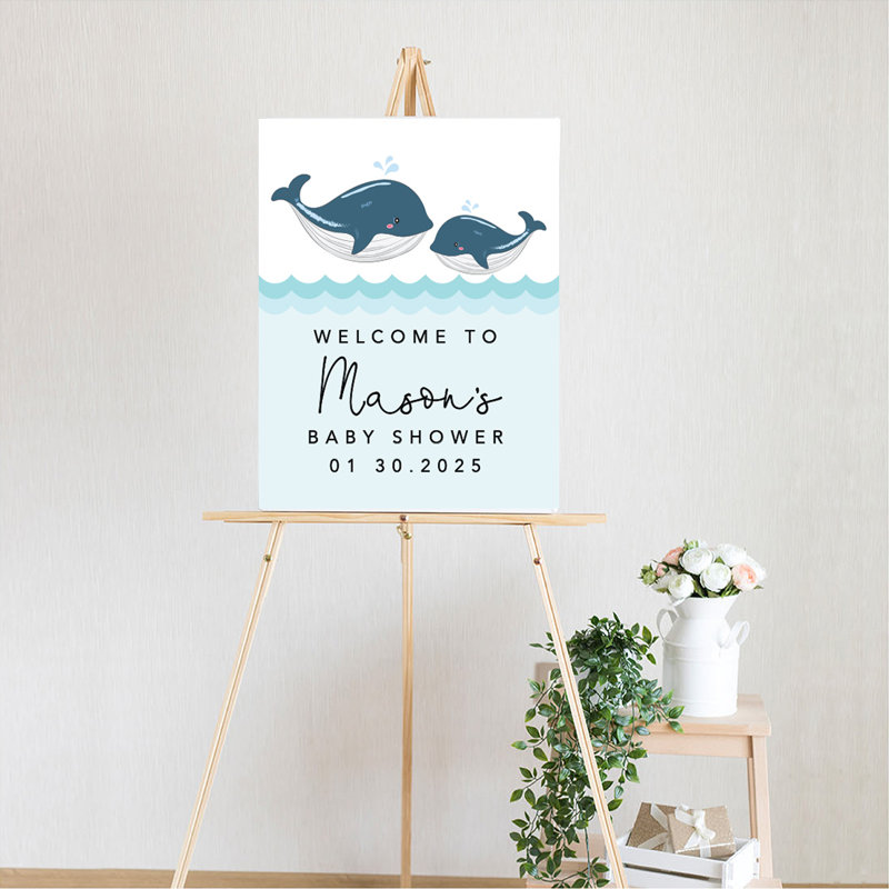 Panneau de bienvenue pour fête de naissance