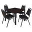 Plateau de table Kee Square, 4 chaises empilables-472020676-472020728-472020735