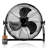 Rechargeable Battery Powered Variable Speed Fan Adjustable Tilt with 5V USB Output for Outdoor Use-89430451