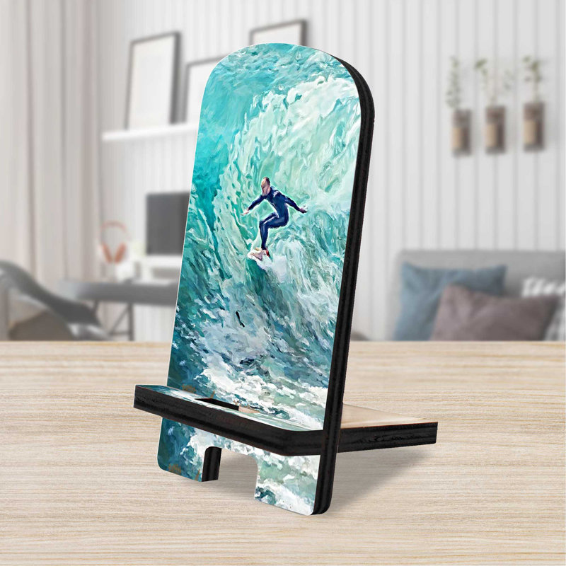 Designocracy Single Screen Desktop Mount, 6" H x 3" W x 3" D