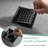 4.33'' Square Grid Shower Drain With Flange-88742743