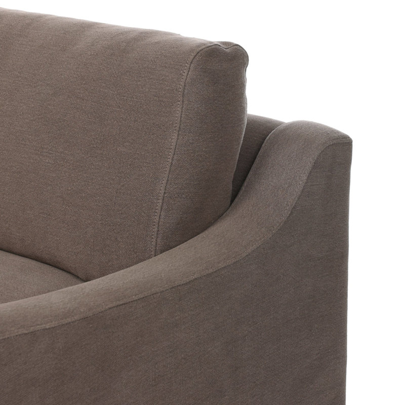Aurelia 2-Piece Sectional, Left Hand Facing, Boatway Coffee Linen