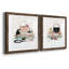 Fashionista I - ensemble de 2 peintures encadrées-1694922326-1694922327