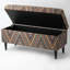 Polyester Upholstered Storage Bench-69331619