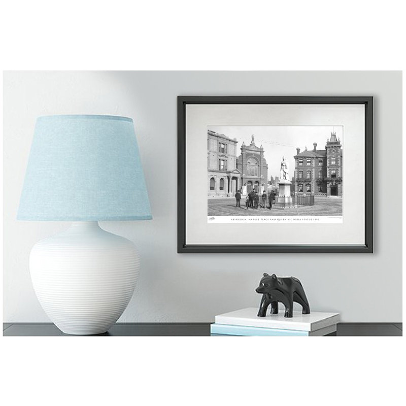 Abingdon, Market Place And Queen Victoria Statue 1890 by Francis Frith - Single Picture Frame Print