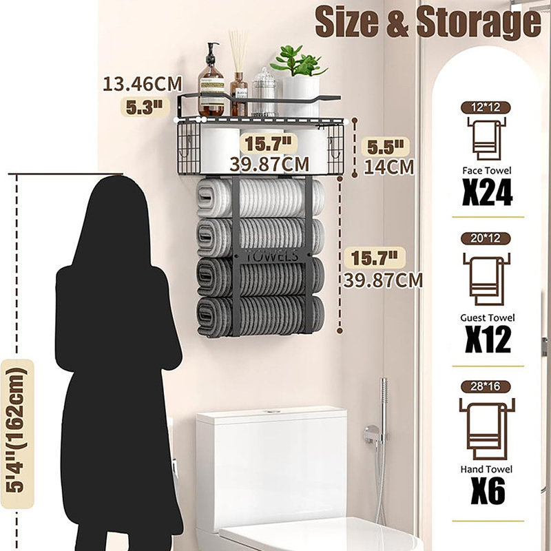 2 Towel Rack