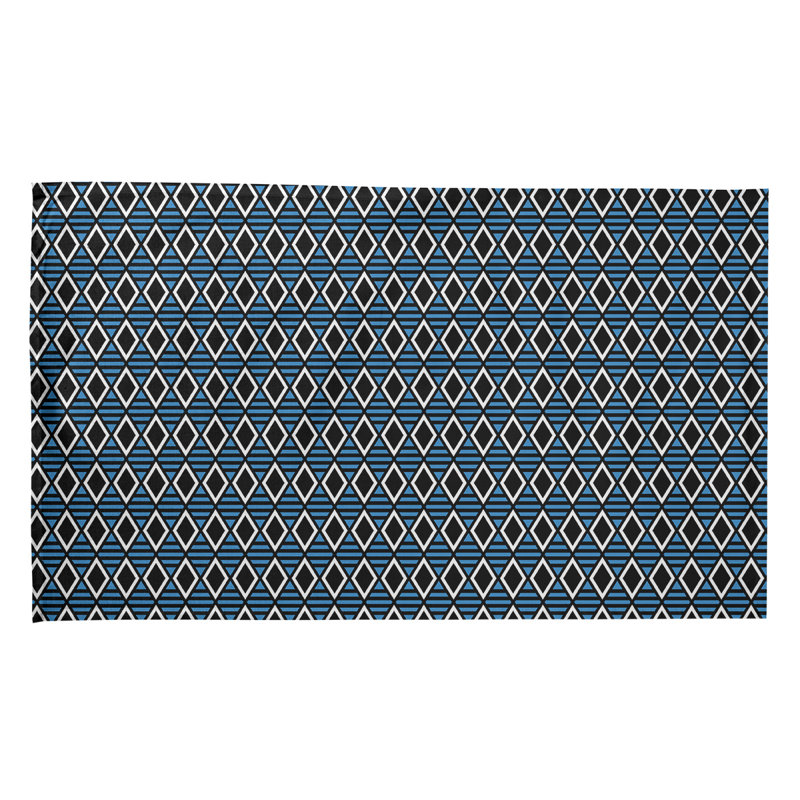 Suoz Tea Towel Kitchen Towel, Poly Twill, Blue