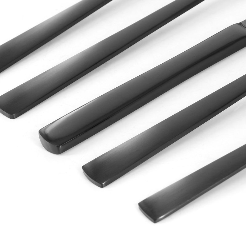 Gibson Elite Flatware Set - Service for 4, Black
