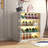 Glass Door Shoe Box Shoe Storage Cabinet With RGB Led Light-914070490-914070495