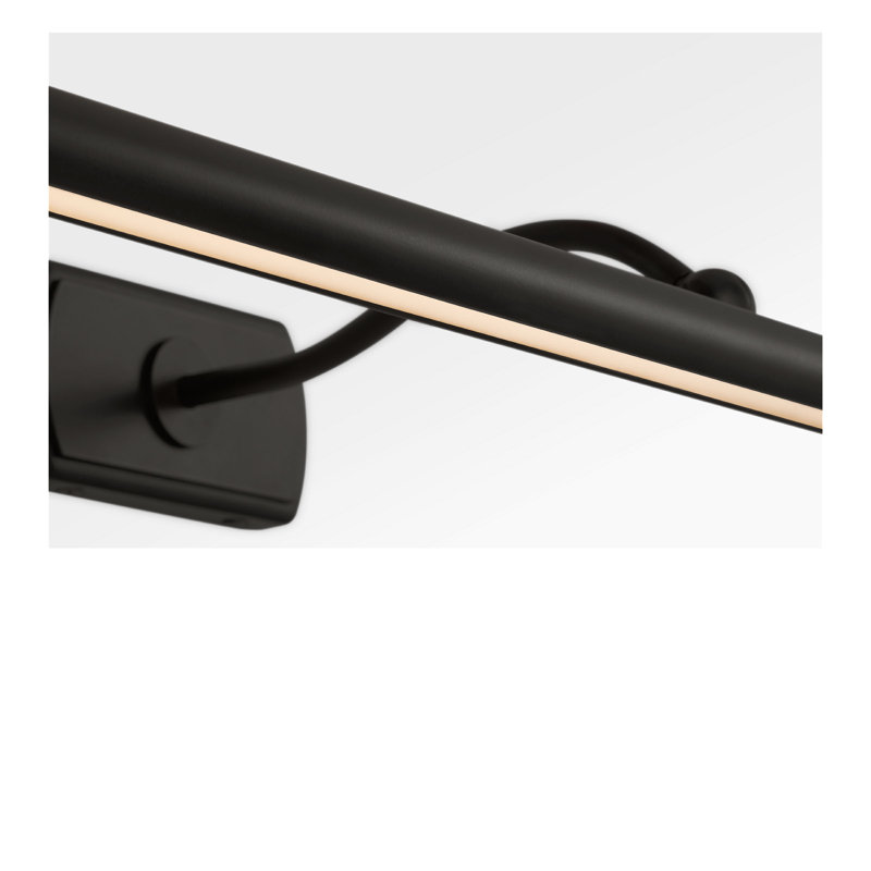 Lampe pour tableau Lamont, Fer vieilli, H 2,38 po x l 24 po x P 9 po