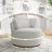 Niama Upholstered Swivel Lounge Armchair With Pillows-1154833260