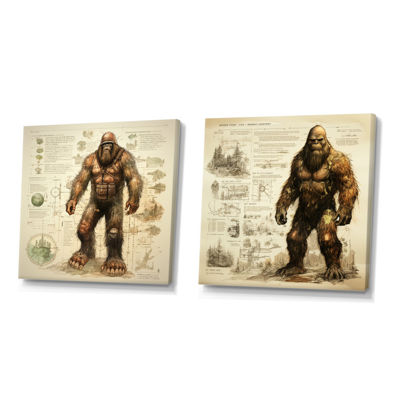 Ensemble de salon mystique Bigfoot Blueprint I - Bigfoot, Toile tendue, H 36 po x l 73 po x P 1,5 po