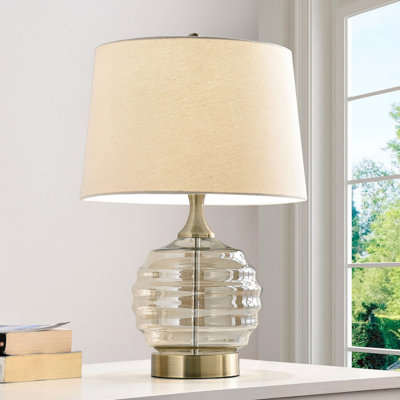 22.5" Tuscan Sun Glass Table Lamp