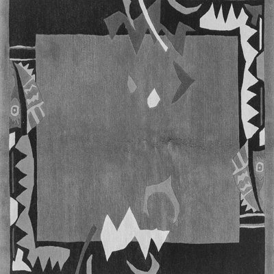 Tapis en laine et polyester Aurela