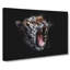 A Yawning Tiger - Wrapped Canvas-55367989