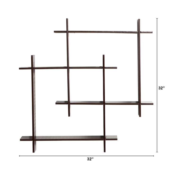 Locadio 2 Piece Floating Shelf