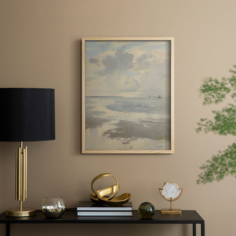 Reproduction encadrée vintage rétro XXII, Naturel, H 11 po x l 9 po