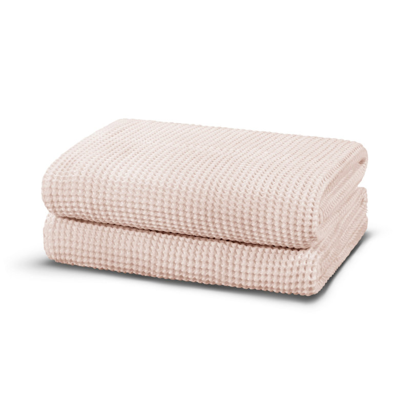 Débarbouillette 100% coton Kirstie, Rose