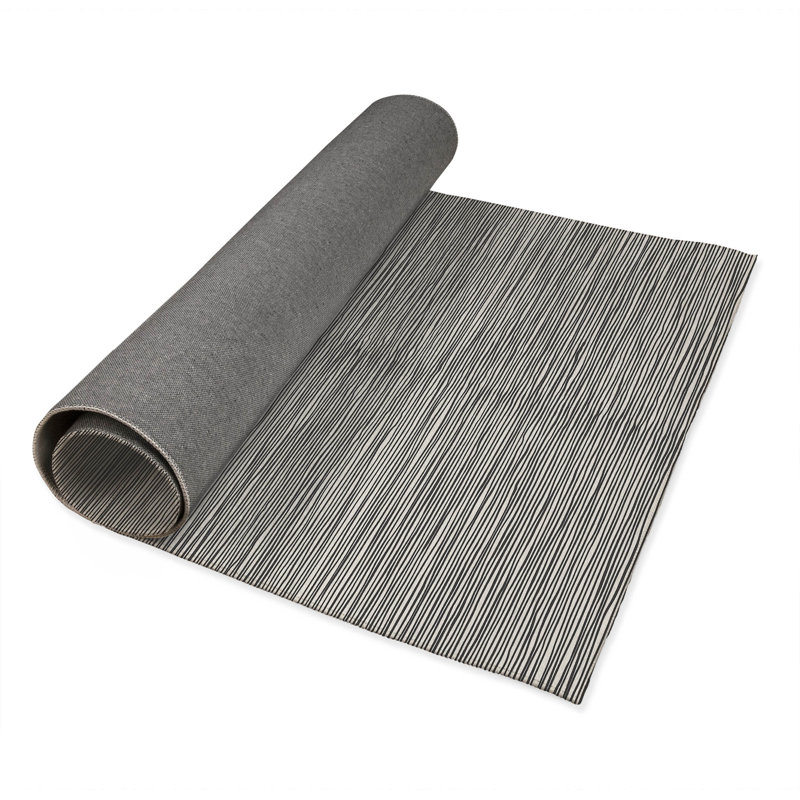 Tess Activity Mat, Ivory/Charcoal, Rectangle 3' x 5'