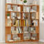 Ensemble de 2 bibliothèques combinées d'angle peu encombrantes, bibliothèque en forme de L et bibliothèque en forme de I-132969413