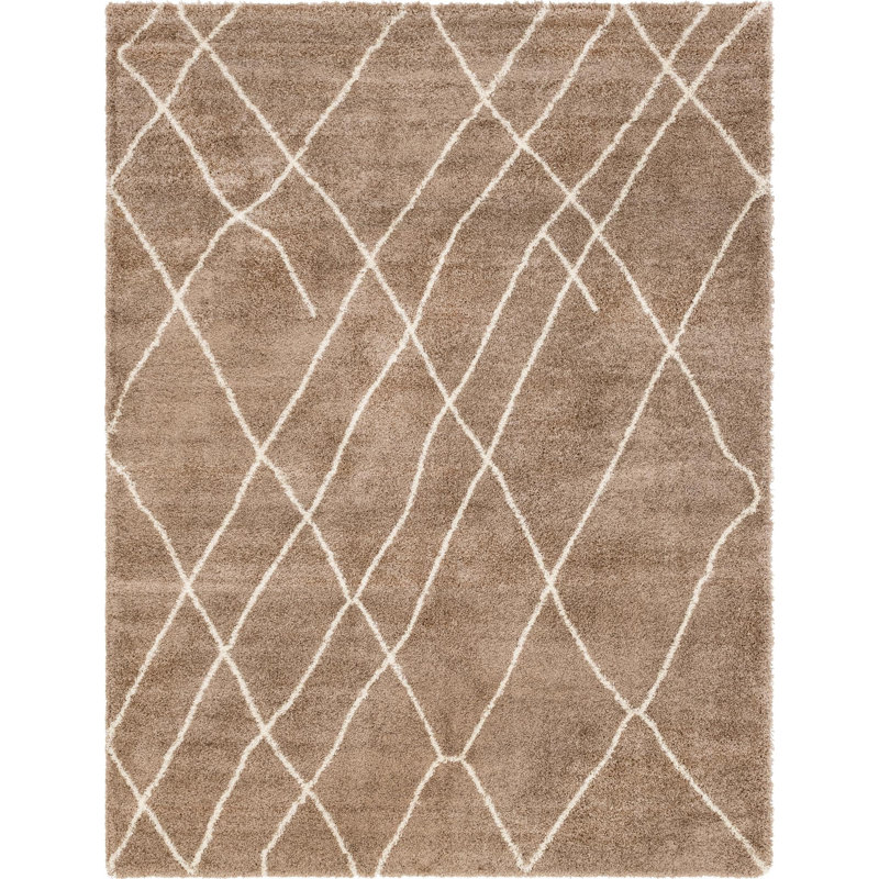 Geometric Indoor Rug, Rectangle 9' x 12'