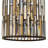 Gemma Six-Light Tall Drum Pendant w/ Crystal Rectangular Prisms