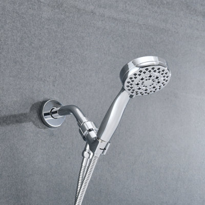 5 Mode Adjustable Settings Handheld Shower Head With Hose High Pressure Shower Heads